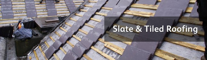 Tile roofing slates