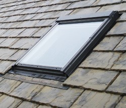 Window in the roofing